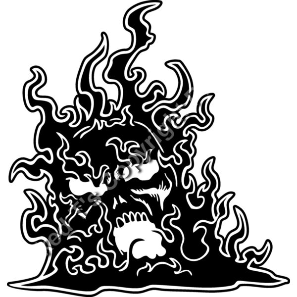 ESflames053bw Thumbnail