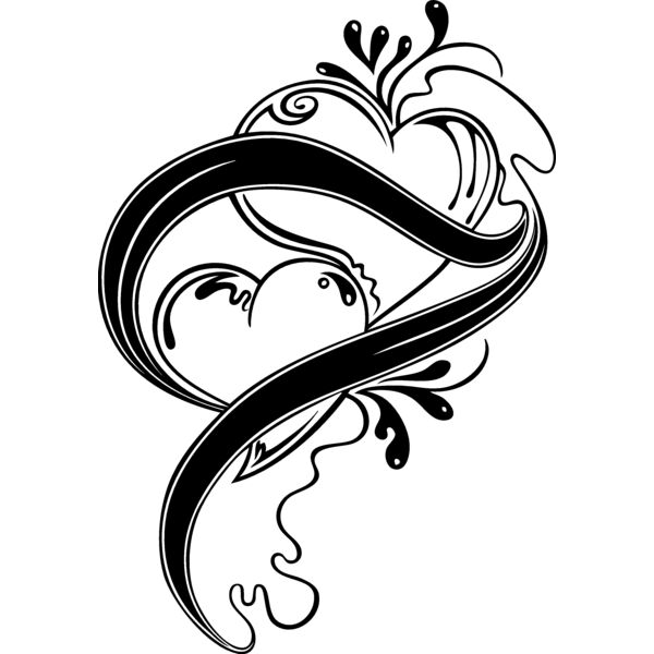 ESheart007bw Thumbnail