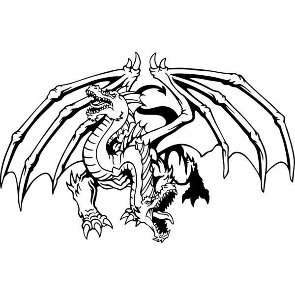 ESdragon006bw Thumbnail