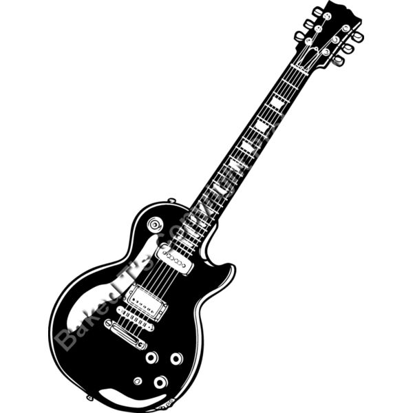 ES2guitar002bw Thumbnail