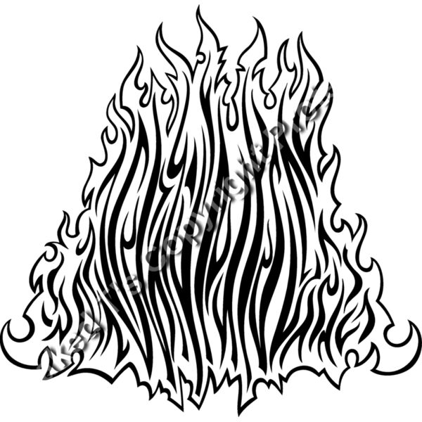 ES2flames030bw Thumbnail