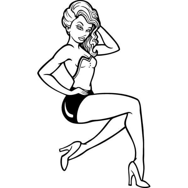 ES2pinup007bw Thumbnail