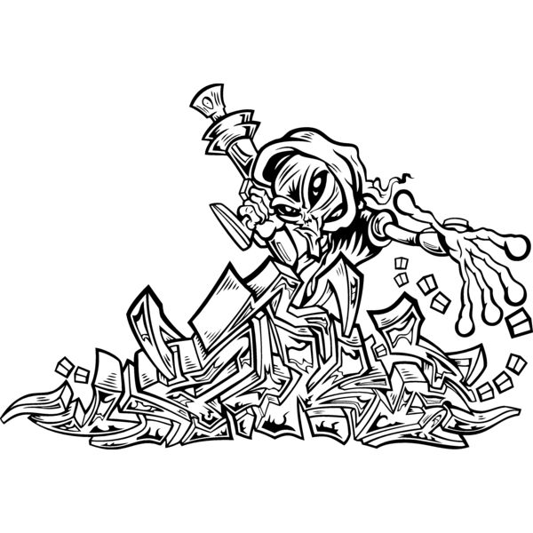 ES2graffiti004BW Thumbnail