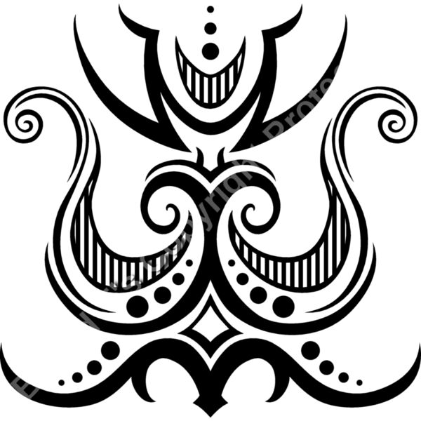 ES2tribal040bw Thumbnail