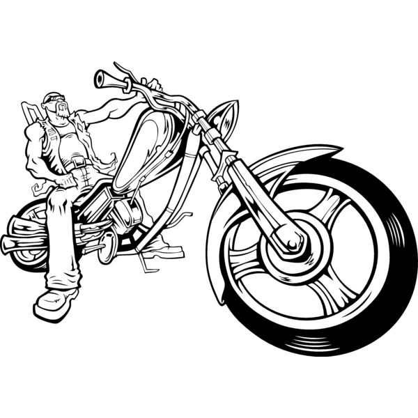 ES2biker001BW Thumbnail