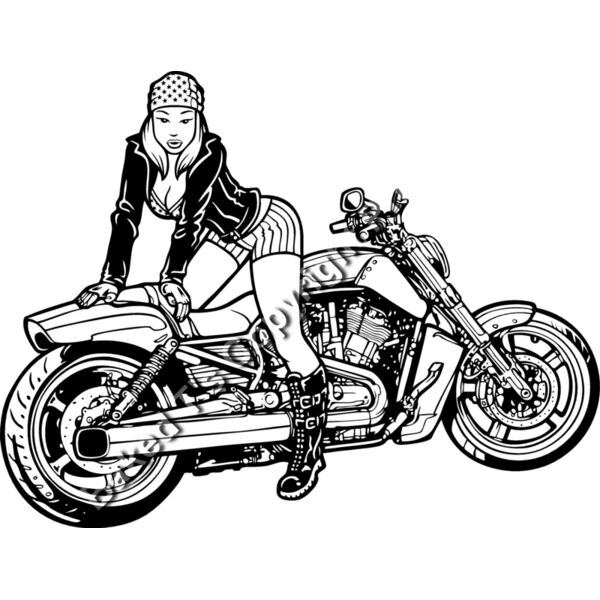 ES2biker004bw Thumbnail