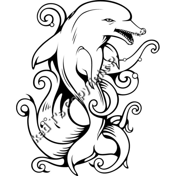 ES3dolphin01bw Thumbnail