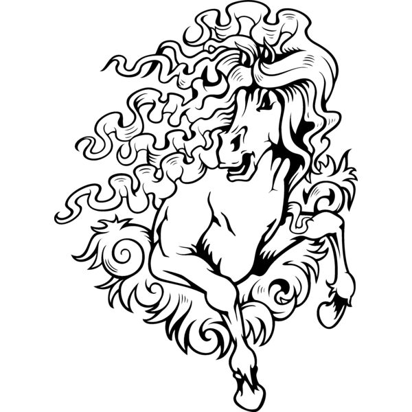 ES3horse01bw Thumbnail