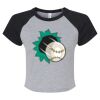 Women's Micro Rib Raglan Baby Tee Thumbnail