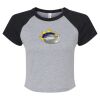Women's Micro Rib Raglan Baby Tee Thumbnail