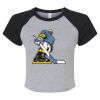 Women's Micro Rib Raglan Baby Tee Thumbnail