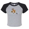 Women's Micro Rib Raglan Baby Tee Thumbnail
