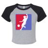 Women's Micro Rib Raglan Baby Tee Thumbnail
