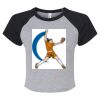 Women's Micro Rib Raglan Baby Tee Thumbnail