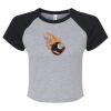 Women's Micro Rib Raglan Baby Tee Thumbnail