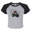 Women's Micro Rib Raglan Baby Tee Thumbnail