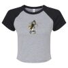 Women's Micro Rib Raglan Baby Tee Thumbnail