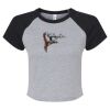 Women's Micro Rib Raglan Baby Tee Thumbnail