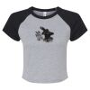 Women's Micro Rib Raglan Baby Tee Thumbnail