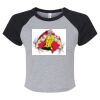 Women's Micro Rib Raglan Baby Tee Thumbnail