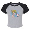Women's Micro Rib Raglan Baby Tee Thumbnail