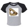 Women's Micro Rib Raglan Baby Tee Thumbnail