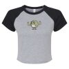 Women's Micro Rib Raglan Baby Tee Thumbnail