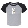 Women's Micro Rib Raglan Baby Tee Thumbnail