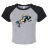 Women's Micro Rib Raglan Baby Tee Thumbnail