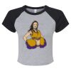 Women's Micro Rib Raglan Baby Tee Thumbnail