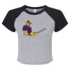 Women's Micro Rib Raglan Baby Tee Thumbnail