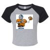 Women's Micro Rib Raglan Baby Tee Thumbnail