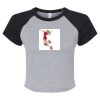 Women's Micro Rib Raglan Baby Tee Thumbnail