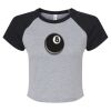 Women's Micro Rib Raglan Baby Tee Thumbnail
