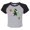 Women's Micro Rib Raglan Baby Tee Thumbnail