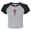 Women's Micro Rib Raglan Baby Tee Thumbnail