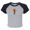 Women's Micro Rib Raglan Baby Tee Thumbnail