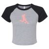 Women's Micro Rib Raglan Baby Tee Thumbnail