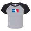 Women's Micro Rib Raglan Baby Tee Thumbnail