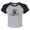 Women's Micro Rib Raglan Baby Tee Thumbnail