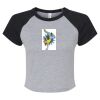Women's Micro Rib Raglan Baby Tee Thumbnail