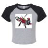 Women's Micro Rib Raglan Baby Tee Thumbnail