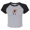 Women's Micro Rib Raglan Baby Tee Thumbnail