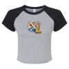 Women's Micro Rib Raglan Baby Tee Thumbnail