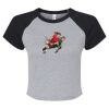 Women's Micro Rib Raglan Baby Tee Thumbnail