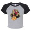Women's Micro Rib Raglan Baby Tee Thumbnail