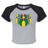 Women's Micro Rib Raglan Baby Tee Thumbnail