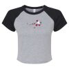 Women's Micro Rib Raglan Baby Tee Thumbnail