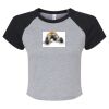 Women's Micro Rib Raglan Baby Tee Thumbnail