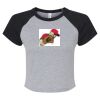 Women's Micro Rib Raglan Baby Tee Thumbnail